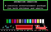 Animation Creation for IBM PC/Compatibles - Sample animation - a train.