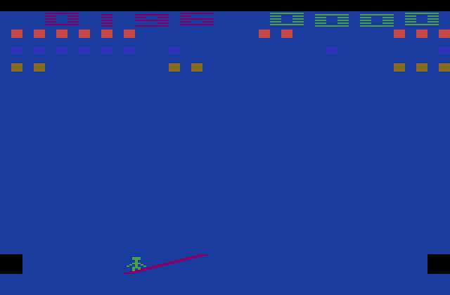 Circus Atari Atari 2600 Screenshot: Game over.
