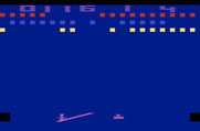Circus Atari for Atari 2600 - Splat! We have a man down...