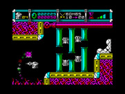Cybernoid: The Fighting Machine for ZX Spectrum - Another one of these challenging paths to get through...