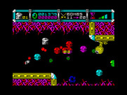 Cybernoid: The Fighting Machine for ZX Spectrum - There's a lot to avoid here!
