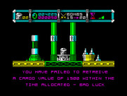 Cybernoid: The Fighting Machine for ZX Spectrum - I failed to retreive enough cargo...