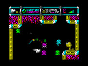 Cybernoid: The Fighting Machine for ZX Spectrum - Fighting my way down...