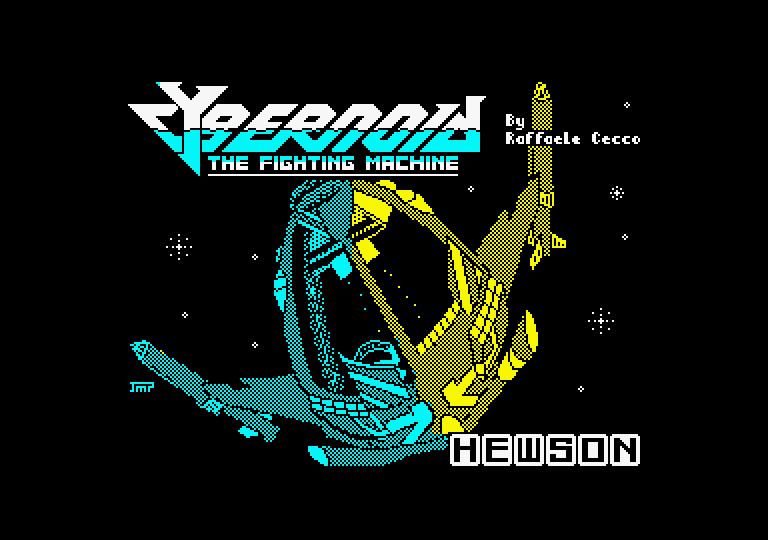 Cybernoid: The Fighting Machine Amstrad CPC Screenshot: Loading screen.