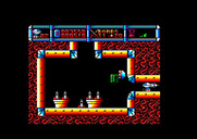 Cybernoid: The Fighting Machine for Amstrad CPC - More missiles! Be careful flying through here...