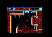 Cybernoid: The Fighting Machine for Amstrad CPC - Game start.