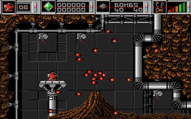 Cybernoid: The Fighting Machine Amiga Screenshot: Game start.