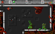 Cybernoid: The Fighting Machine for Amiga - Time to leave this screen though the upper left passage...