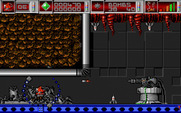 Cybernoid: The Fighting Machine for Amiga - Ducking beneath gunfire...
