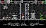 Cybernoid: The Fighting Machine for Amiga - Level completed!