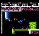 Cybernoid: The Fighting Machine for NES / Famicom - Lookout, enemy fire from behind!