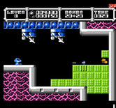 Cybernoid: The Fighting Machine for NES / Famicom - Shoot all of the green bricks to clear a path to the next screen.