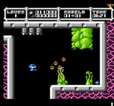 Cybernoid: The Fighting Machine for NES / Famicom - This screen greets you with a surprise missile attack.