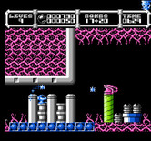 Cybernoid: The Fighting Machine for NES / Famicom - Use the landscape to hide from enemy fire.
