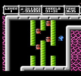 Cybernoid: The Fighting Machine for NES / Famicom - These narrow path screens become more challenging.