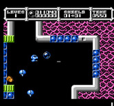 Cybernoid: The Fighting Machine for NES / Famicom - Pick up the bubble for a bonus.