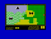 Black Crystal for ZX Spectrum - Game start.