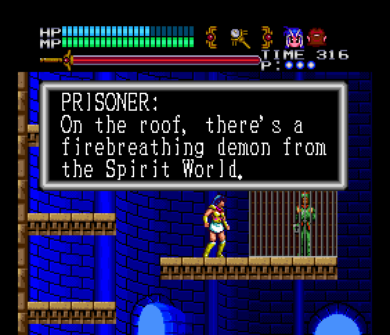Valis III TurboGrafx CD Screenshot: More demons ahead...