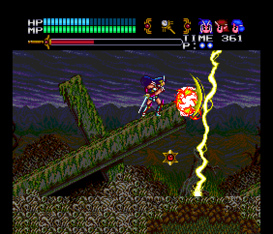 Valis III TurboGrafx CD Screenshot: The battle continues!