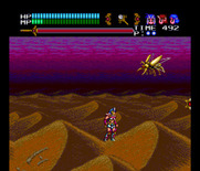 Valis III for TurboGrafx CD - Giant insects in the desert.