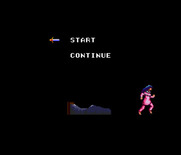 Valis III for TurboGrafx CD - First things first; start a game, or continue?