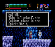 Valis III for TurboGrafx CD - The platforms here are icy, be careful!