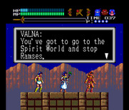 Valis III for TurboGrafx CD - Off to the spirit world.