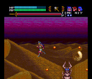 Valis III for TurboGrafx CD - Dangerous creatures lurk in the sand!