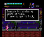 Valis III for TurboGrafx CD - The game begins.