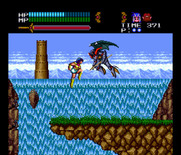 Valis III for TurboGrafx CD - Battle with the boss of this area.
