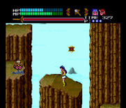 Valis III for TurboGrafx CD - Don't fall off the screen here.