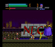 Valis III for TurboGrafx CD - Battle with the first boss.