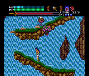 Valis III for TurboGrafx CD - Those worms can be real troublesome.