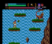 Valis III for TurboGrafx CD - Jump your way up the waterfall...
