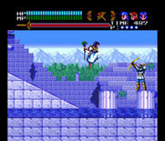Valis III for TurboGrafx CD - Jumping into an aquatic realm...