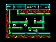 Cybernoid II: The Revenge for ZX Spectrum - I need to navigate past these indestructible opponents.