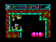 Cybernoid II: The Revenge for ZX Spectrum - Game start.