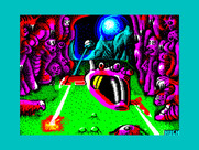 Cybernoid II: The Revenge for ZX Spectrum - Loading screen.