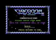 Cybernoid II: The Revenge for Commodore 64 - A new high score!