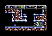 Cybernoid II: The Revenge for Commodore 64 - The first screen...prepare to be attacked!