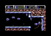 Cybernoid II: The Revenge for Commodore 64 - Watch out for the missiles waiting at the top of the screen.
