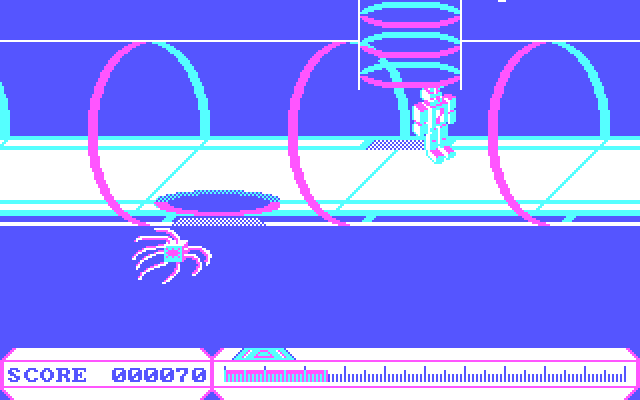 Cyber Cop IBM PC/Compatibles Screenshot: Arrived in the aquatic realm!