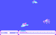 Cyber Cop for IBM PC/Compatibles - In the water in submarine form.