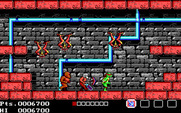 Teenage Mutant Ninja Turtles for IBM PC/Compatibles - Lots of deadly enemies in pursuit!