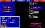 Teenage Mutant Ninja Turtles for IBM PC/Compatibles - Oops, Leo got caught...