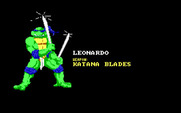 Teenage Mutant Ninja Turtles for IBM PC/Compatibles - There's an introduction screen for each turtle.