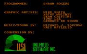 Teenage Mutant Ninja Turtles for IBM PC/Compatibles - Credits screen.