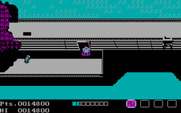 Teenage Mutant Ninja Turtles for IBM PC/Compatibles - Second level begins.