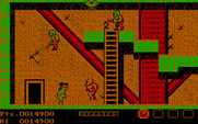 Teenage Mutant Ninja Turtles for IBM PC/Compatibles - Lots of dangerous things attack almost immediately!