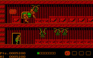 Teenage Mutant Ninja Turtles for IBM PC/Compatibles - Exploring what appears to be a warehouse.